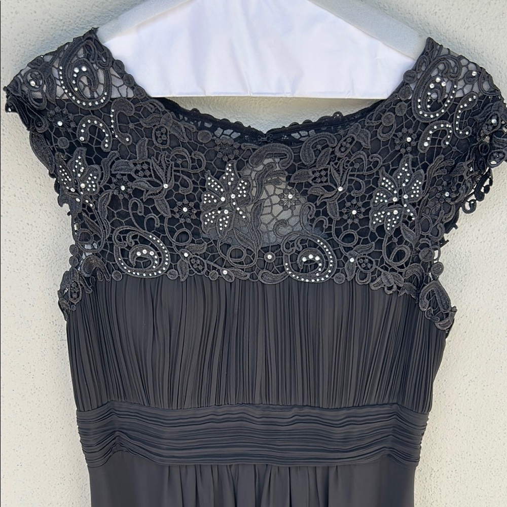 Ever Pretty Black Lace Sequin Sleeveless Evening Dress Size 4XL (14-16) - Picture 2 of 9